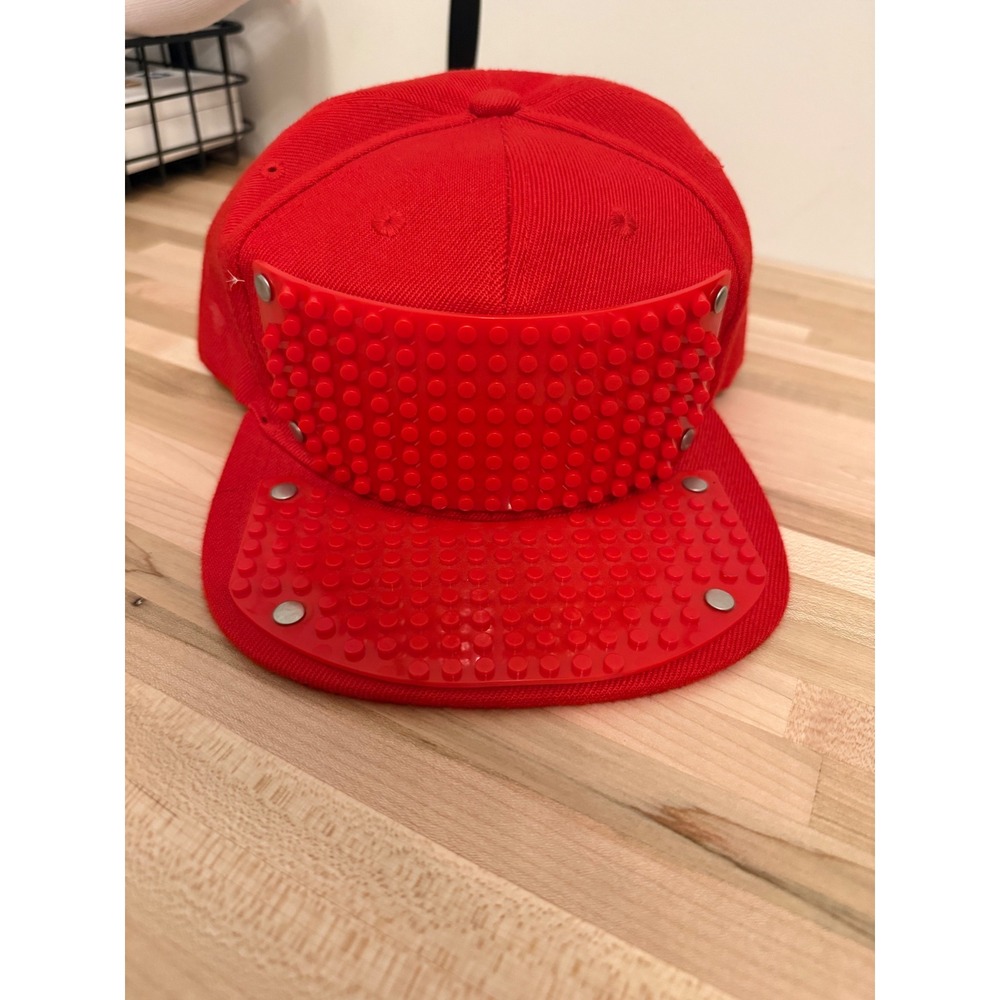 Elope Red Brick Design Snapback Hat Novelty Costume‎ Cosplay Cap